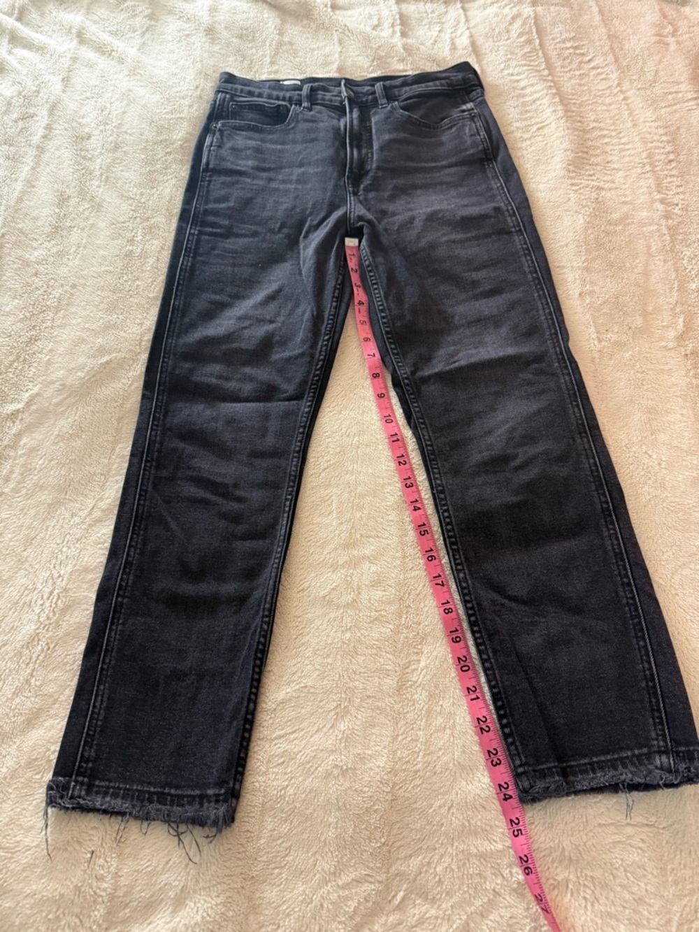 GAP Vintage Slim High Rise (Size 28) Faded Black Jeans